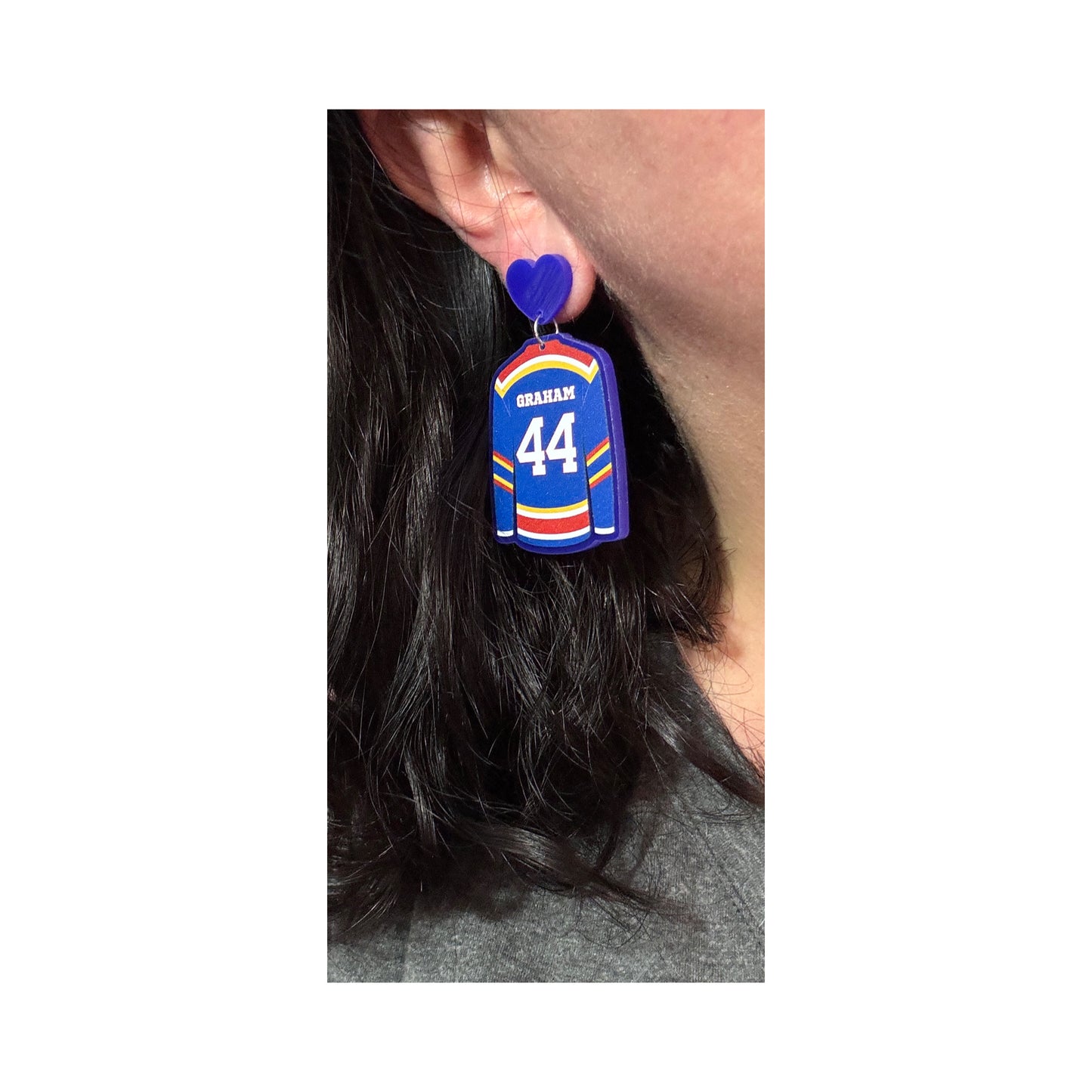 Graham Jersey Drop Earrings