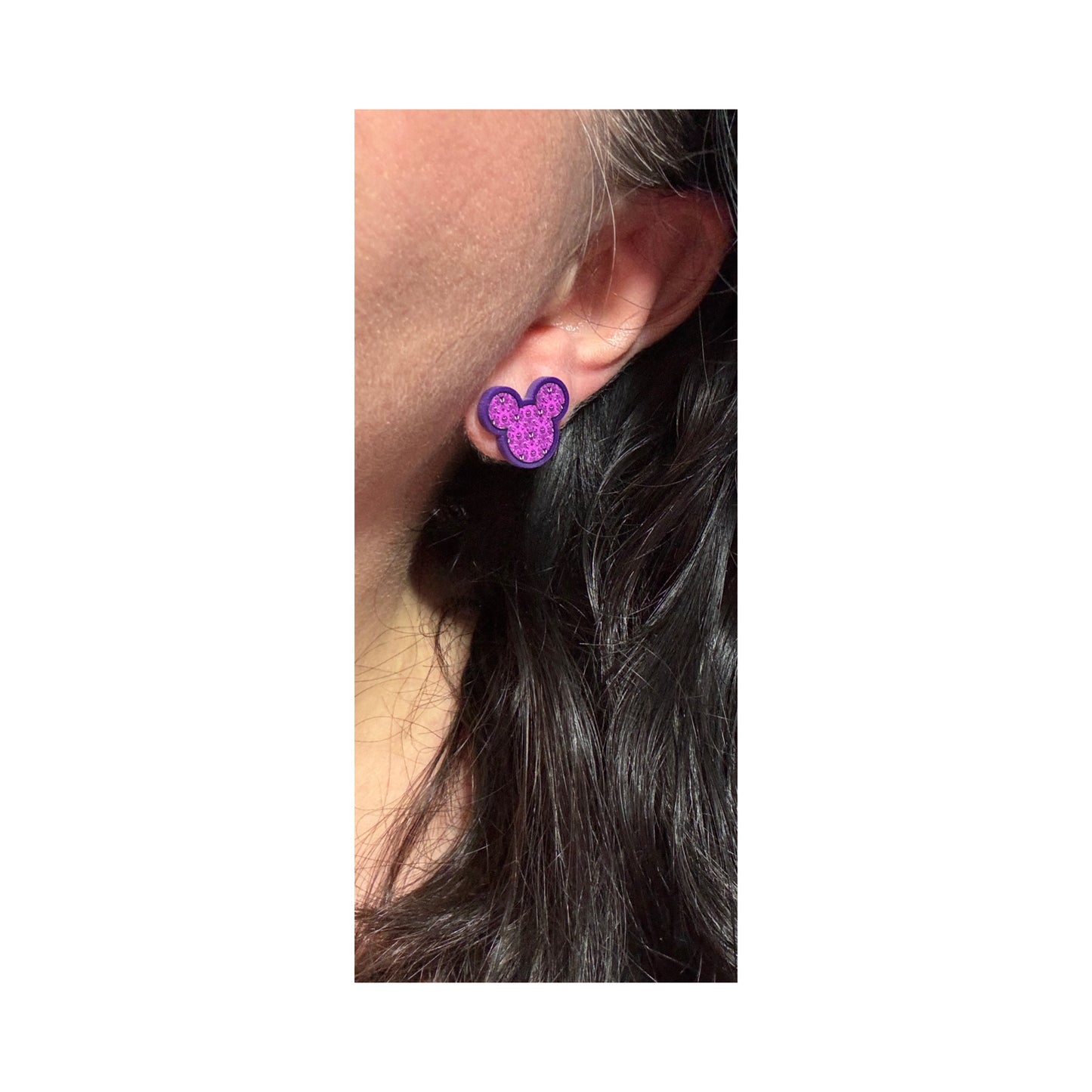 Haunted Wallpaper Mouse Acrylic Post Earrings