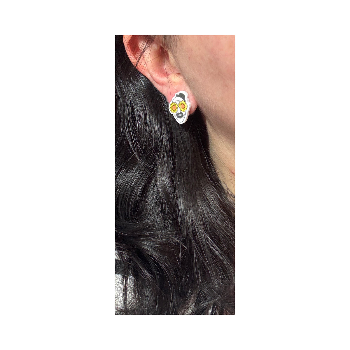Art Clown Post Earrings