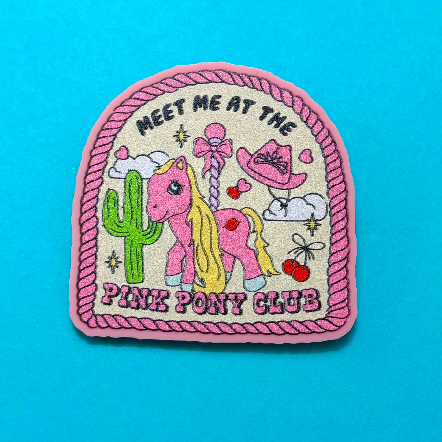 Pink Pony Club Pin
