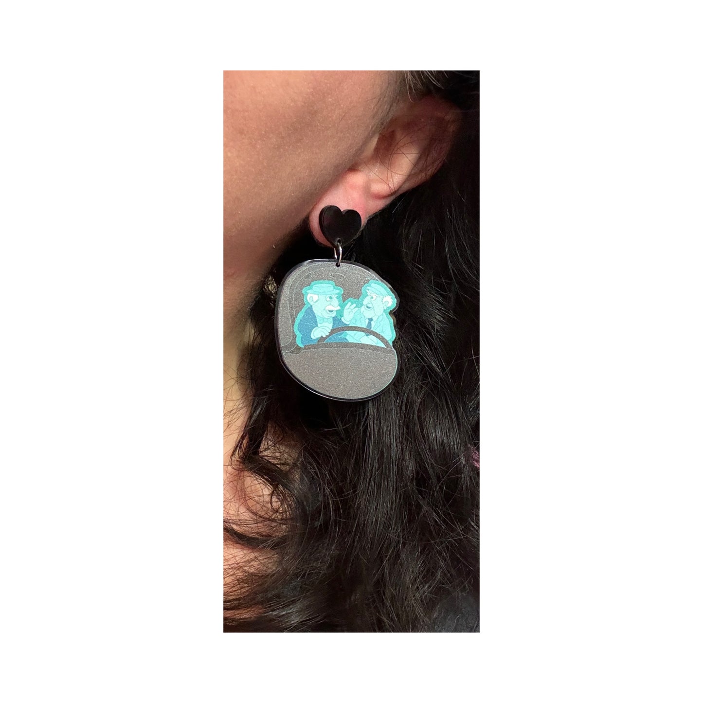 Statler & Waldorf Doom Buggy Drop Earrings