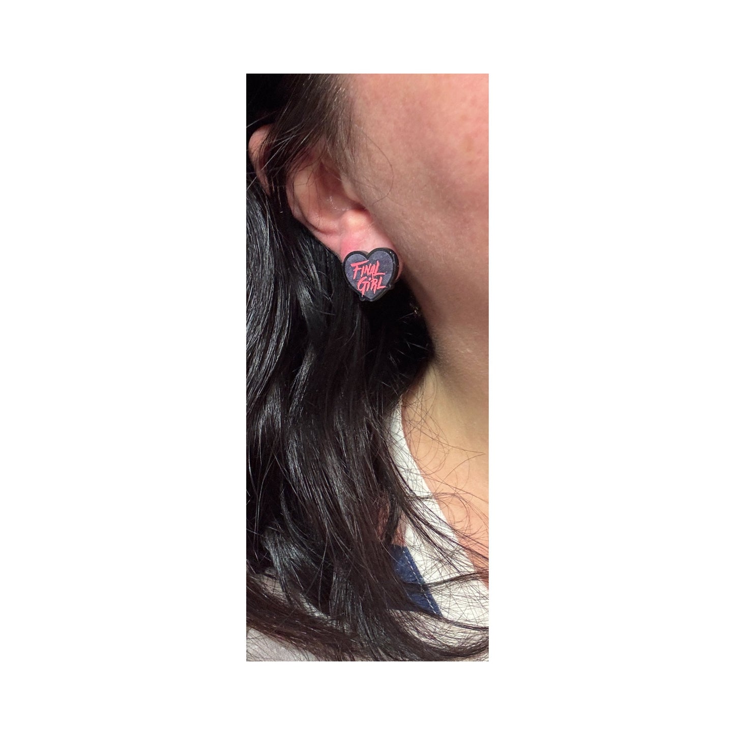 Final Girl Heart Drop Earrings