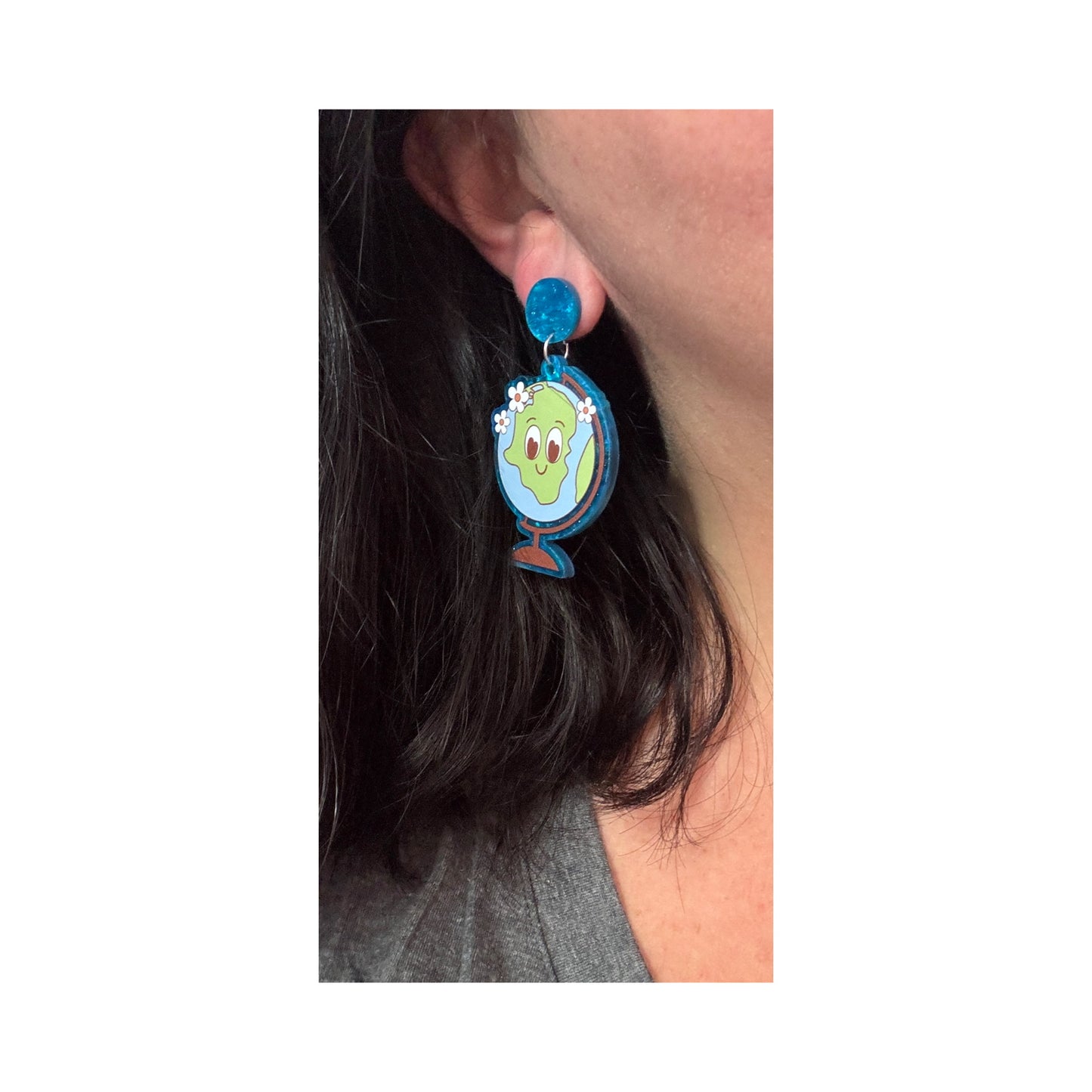 Groovy Globe Drop Earrings