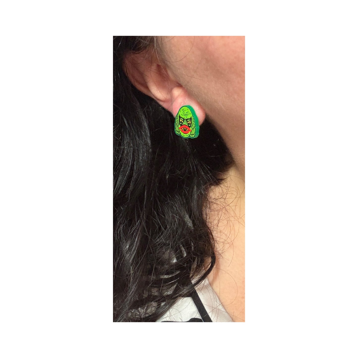 Lagoon Creature Post Earrings