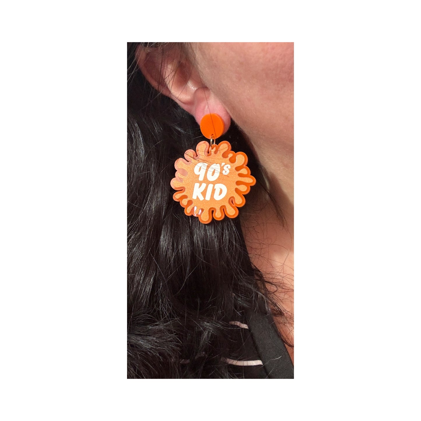 90s Kid Slime Acrylic Drop Earrings