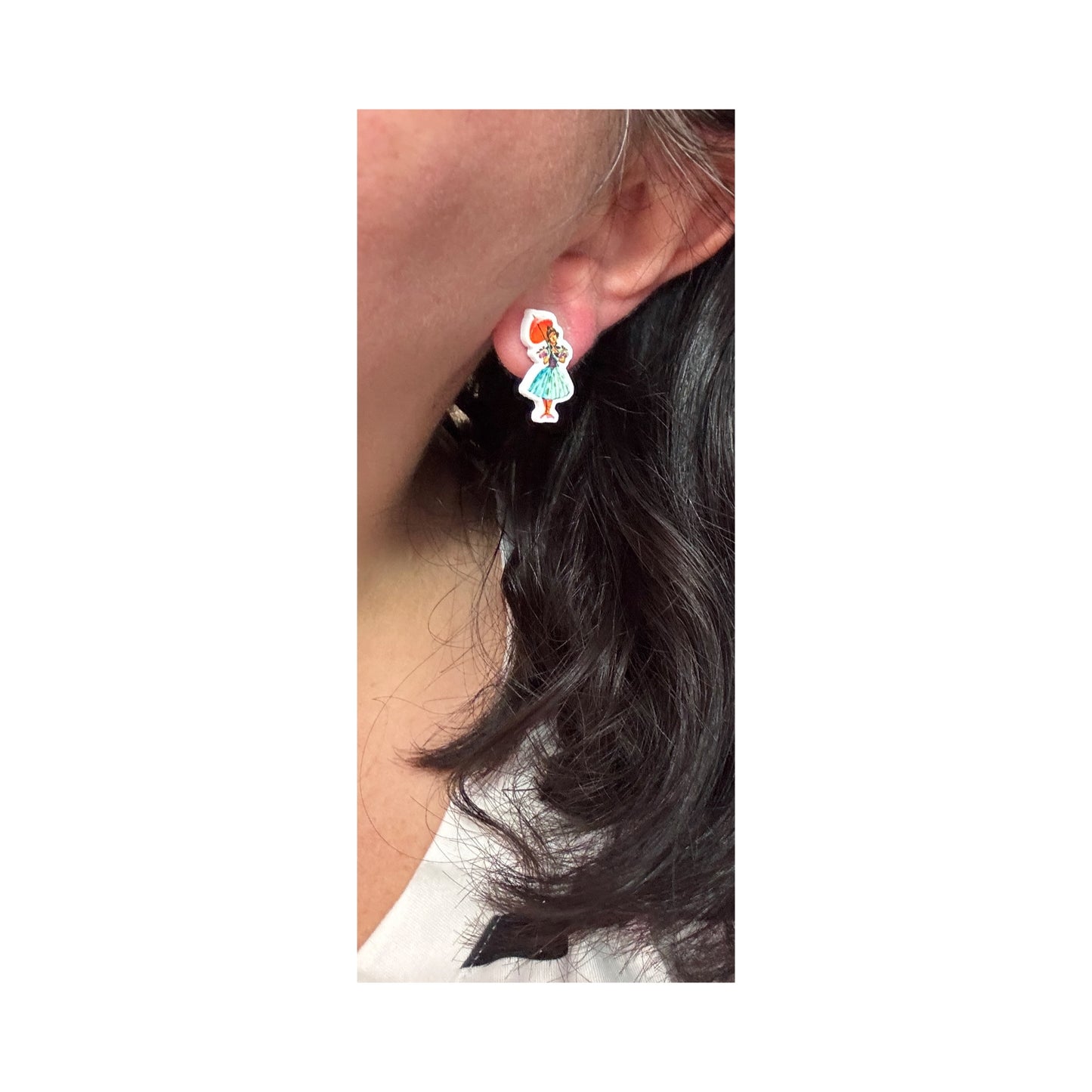 Tightrope Girl Post Earrings