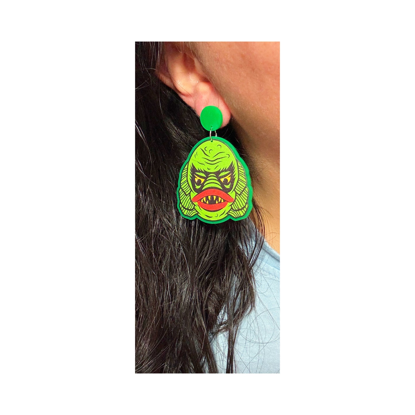 Lagoon Creature Drop Earrings