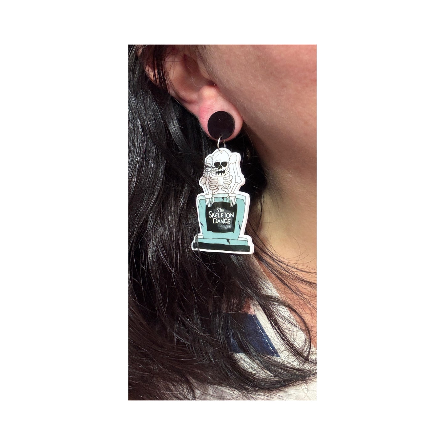 Skeleton Dance Drop Earrings