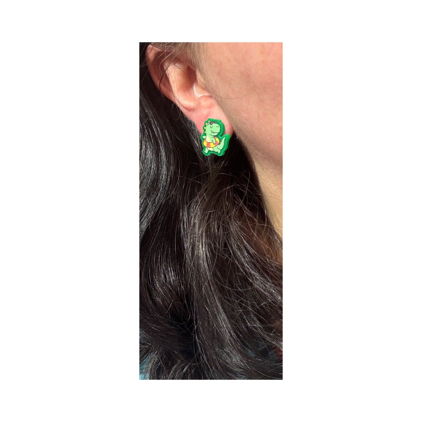 Summer Dino Post Earrings