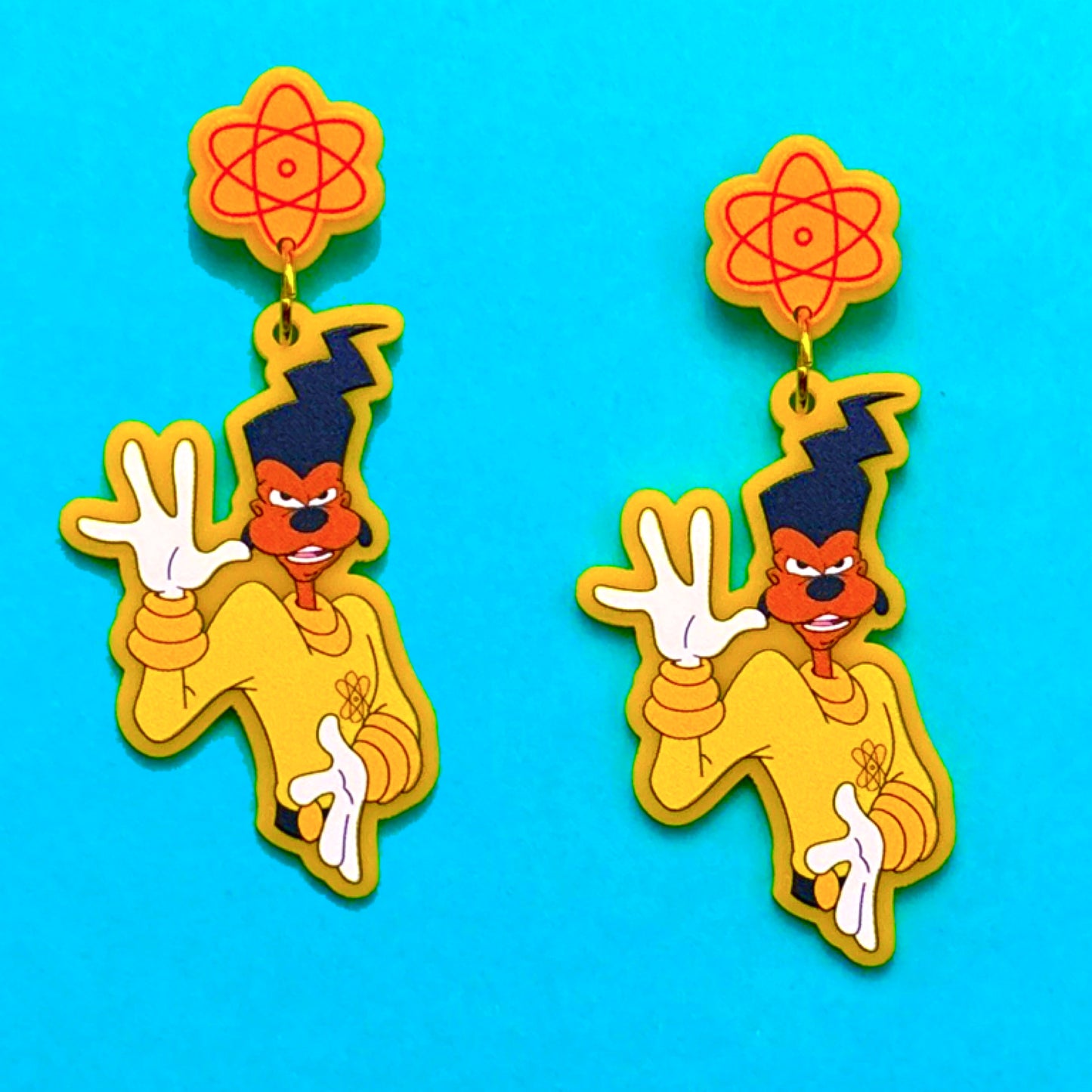 Powerline Yellow Drop Earrings