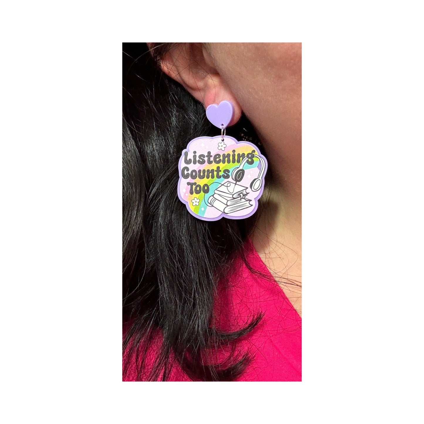 Listening Counts Too Drop Earrings