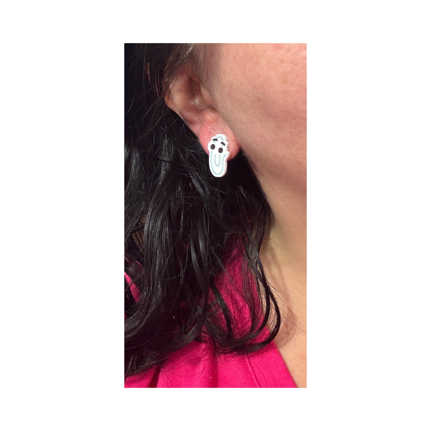 Clippy Post Earrings