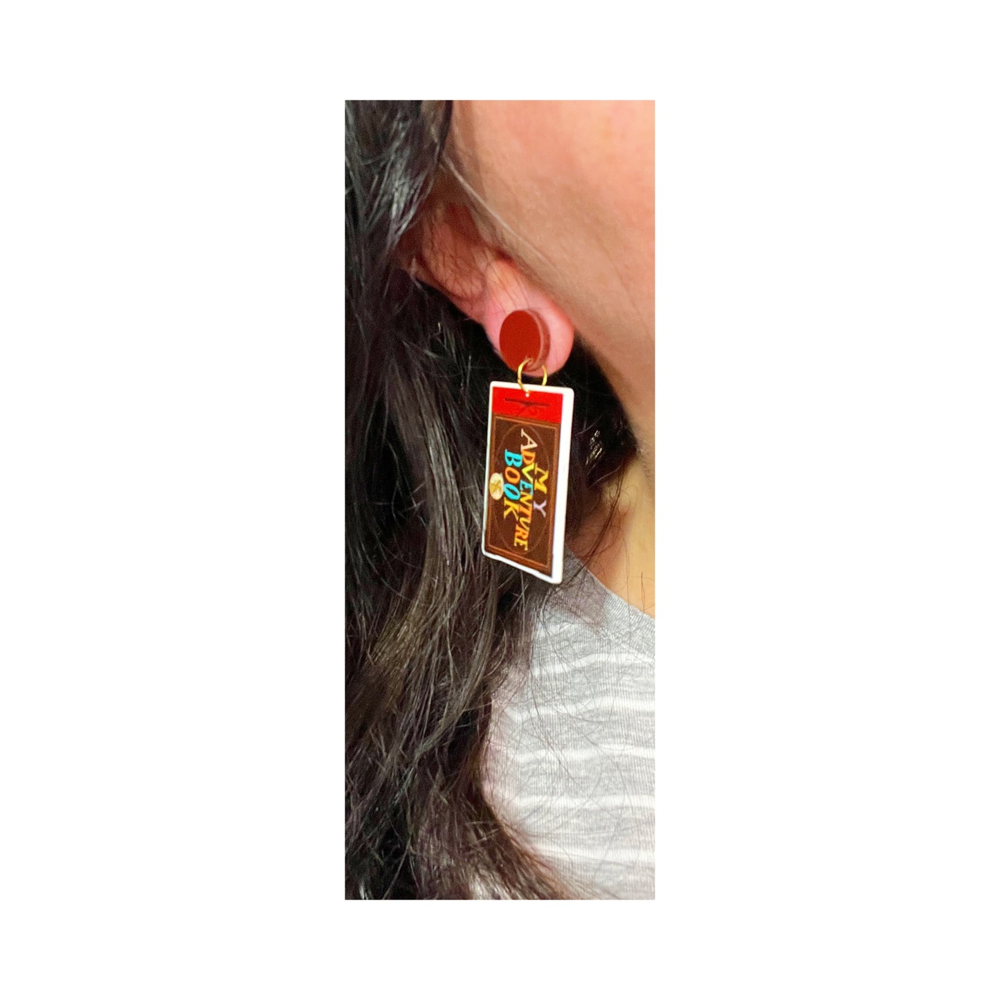Adventure Book Drop Earrings