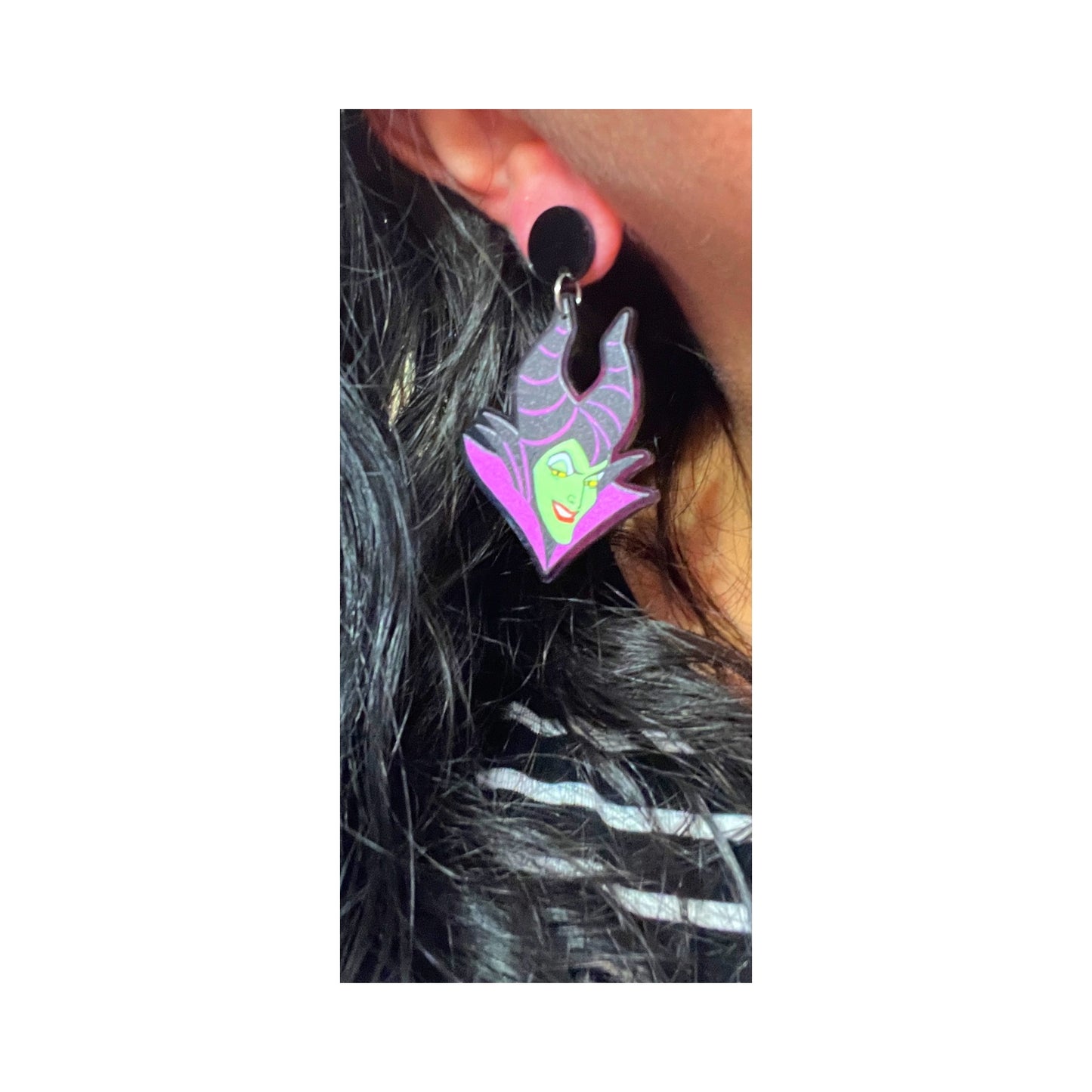 Mistress Of Evil Acrylic Drop Earrings
