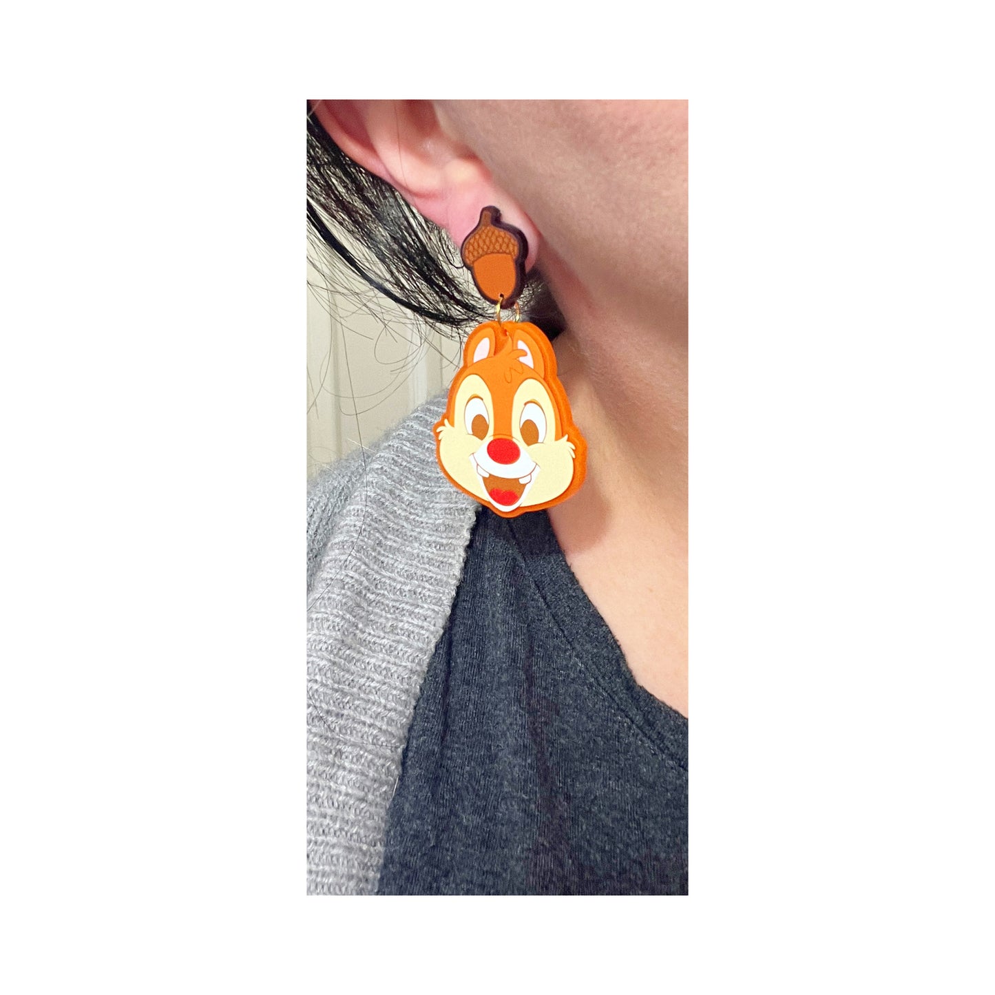 Chipmunks Drop Earrings