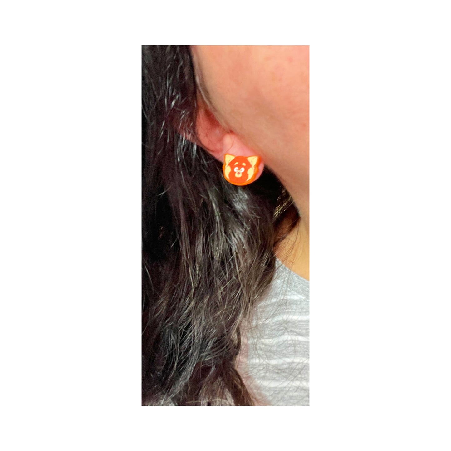 Panda Mei Post Earrings