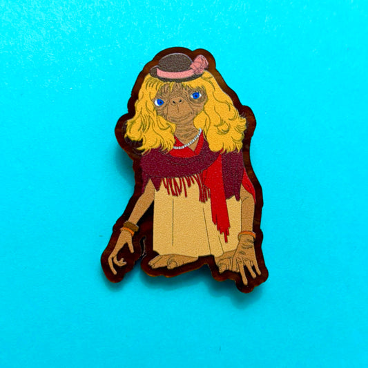 Dress Up Alien Pin