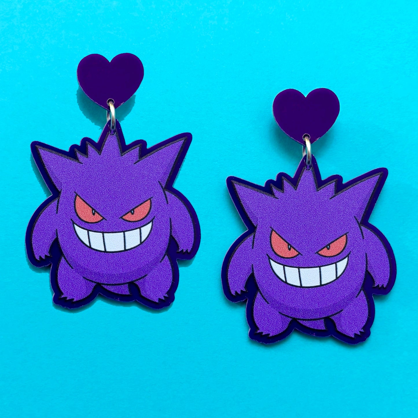 Spooky Pocket Monster Drop Earrings