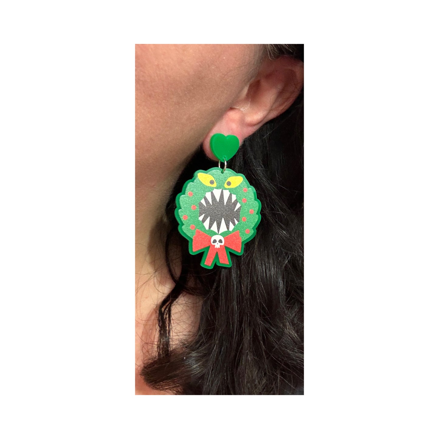 Monster Wreath Drop Earrings