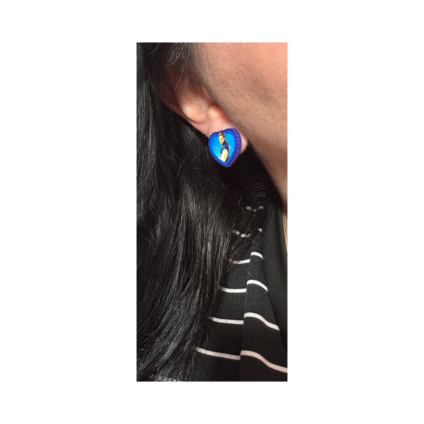 Fiyero Heart Post Earrings