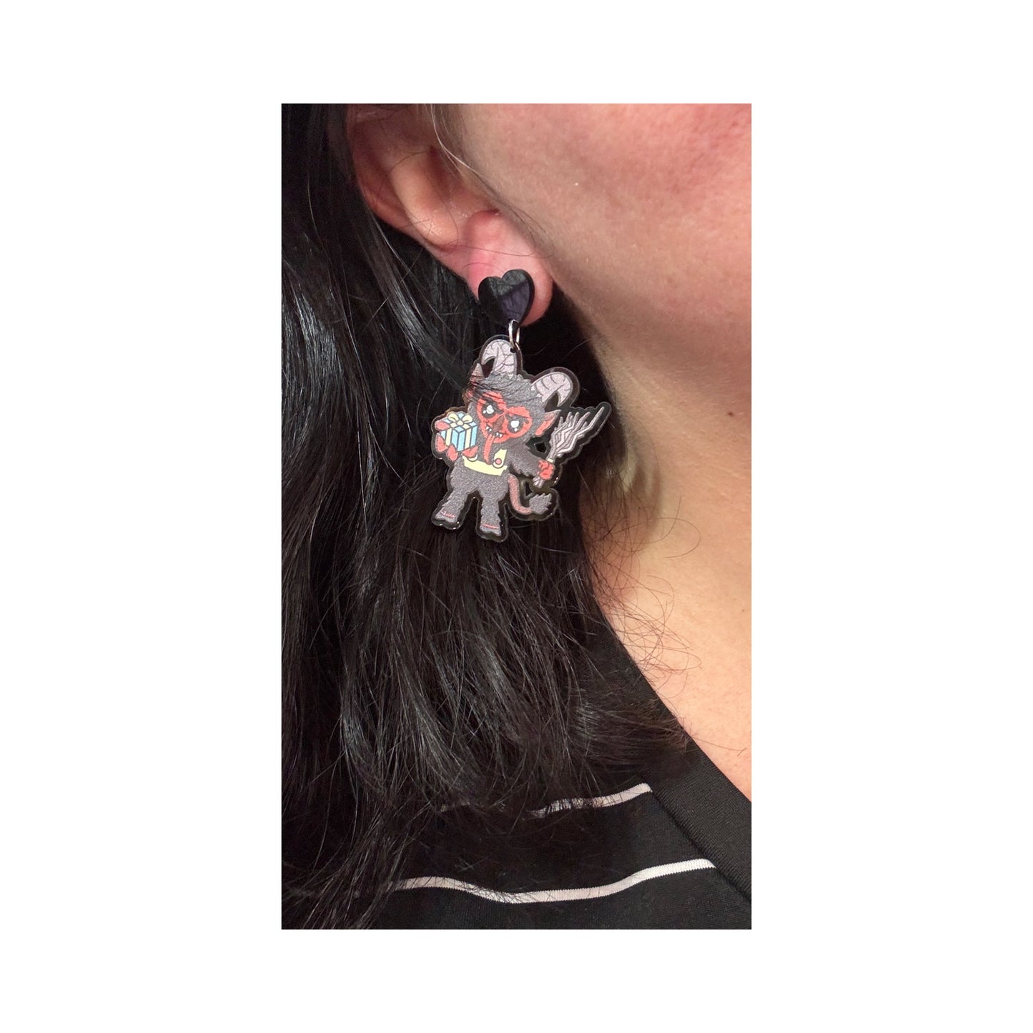 Krampus Cutie Drop Earrings