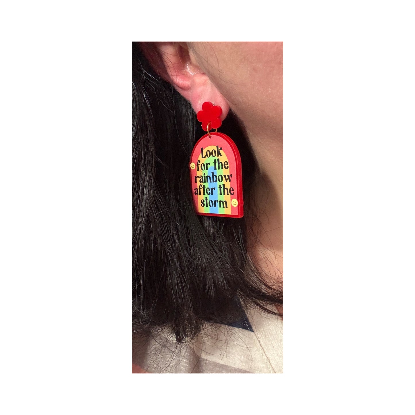 Rainbow After The Storm Drop Earrings