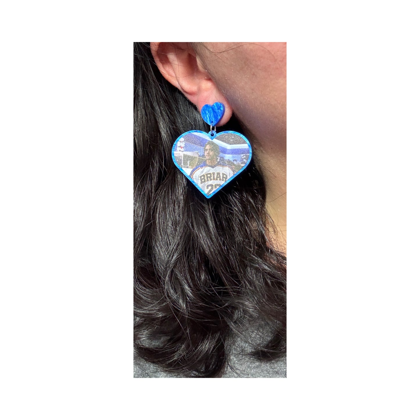 Logan Heart Drop Earrings