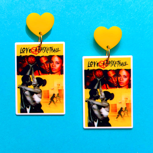 Love & Basketball Drop Earrings