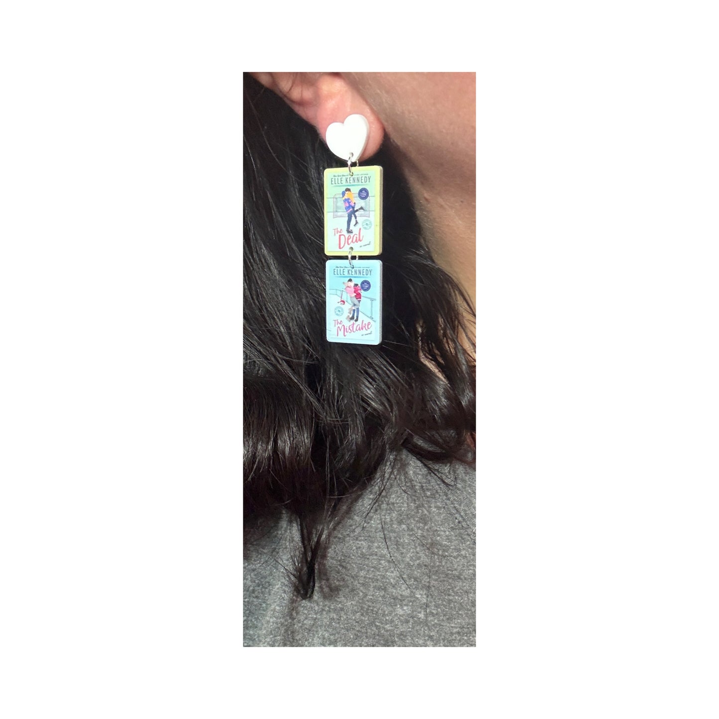 Off Campus Books Tiered Drop Earrings