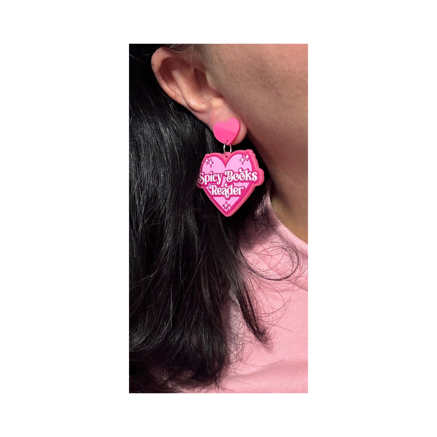 Spicy Books Reader Drop Earrings