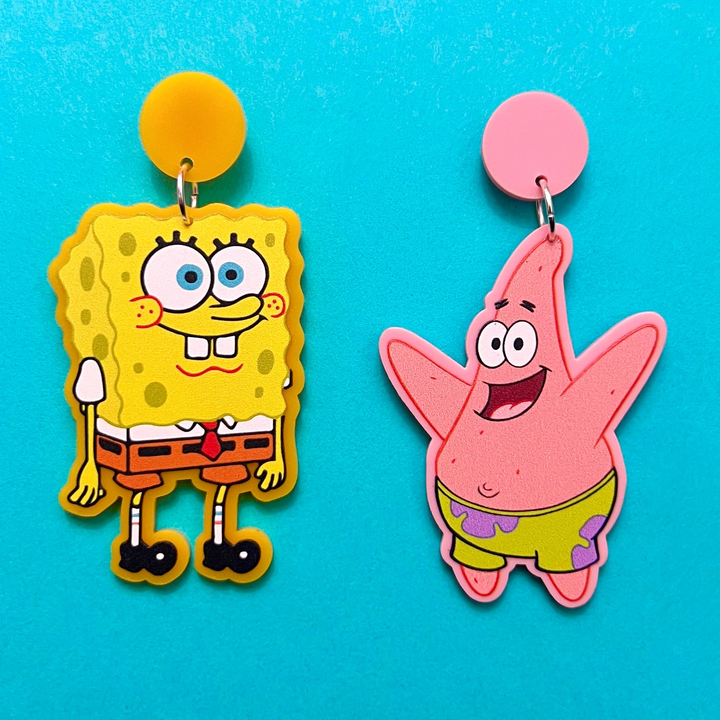 Bikini Bottom Buddies Drop Earrings