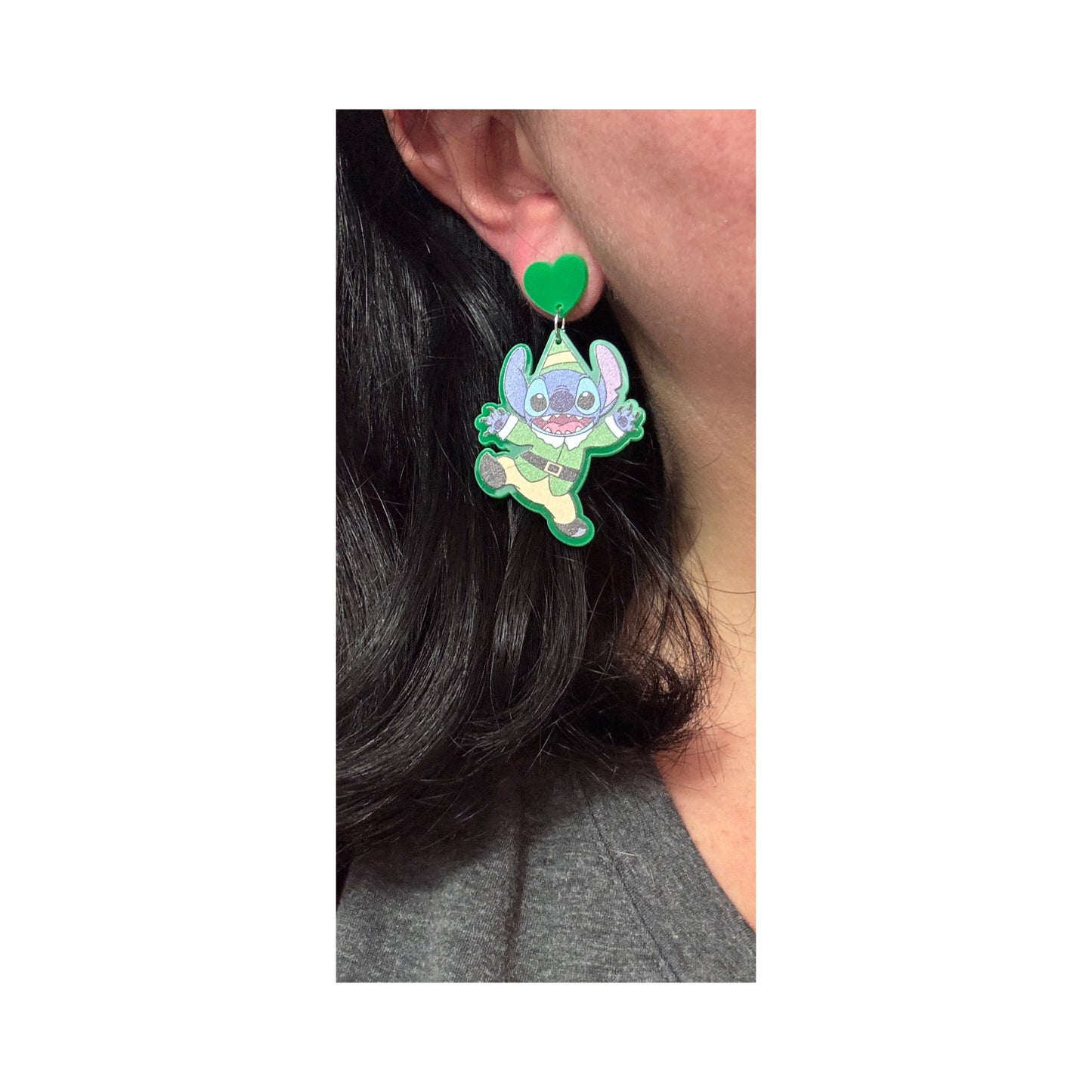 Elf Stitch Drop Earrings