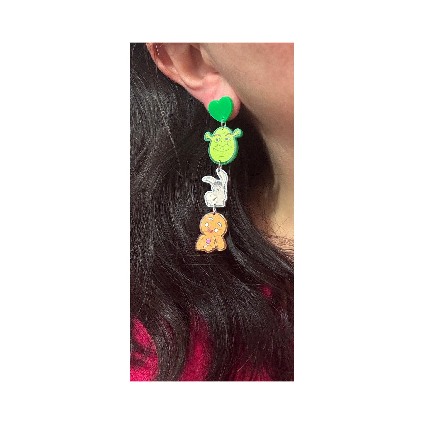 Ogre & Friends Tiered Drop Earrings