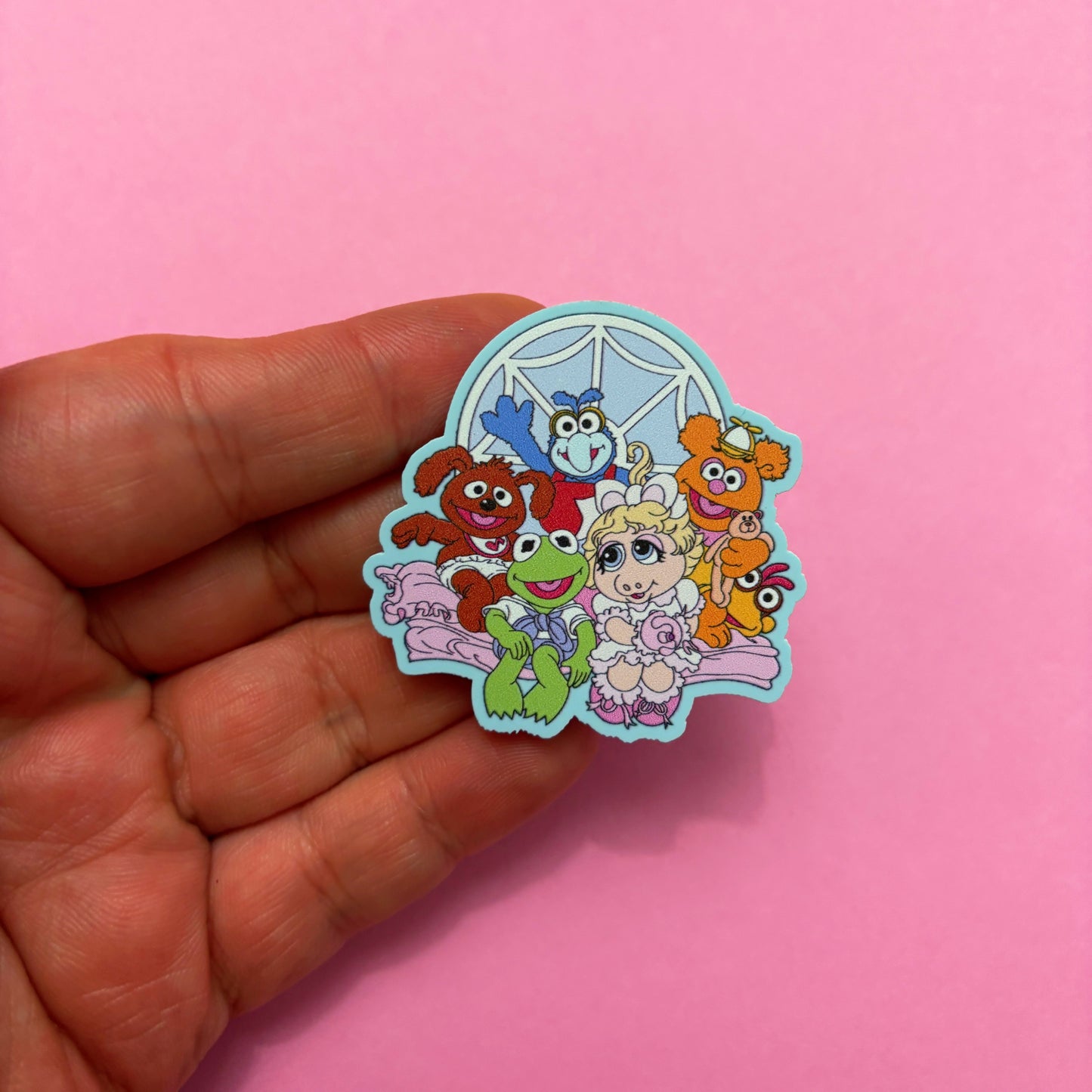 Puppet Babies Window Pin
