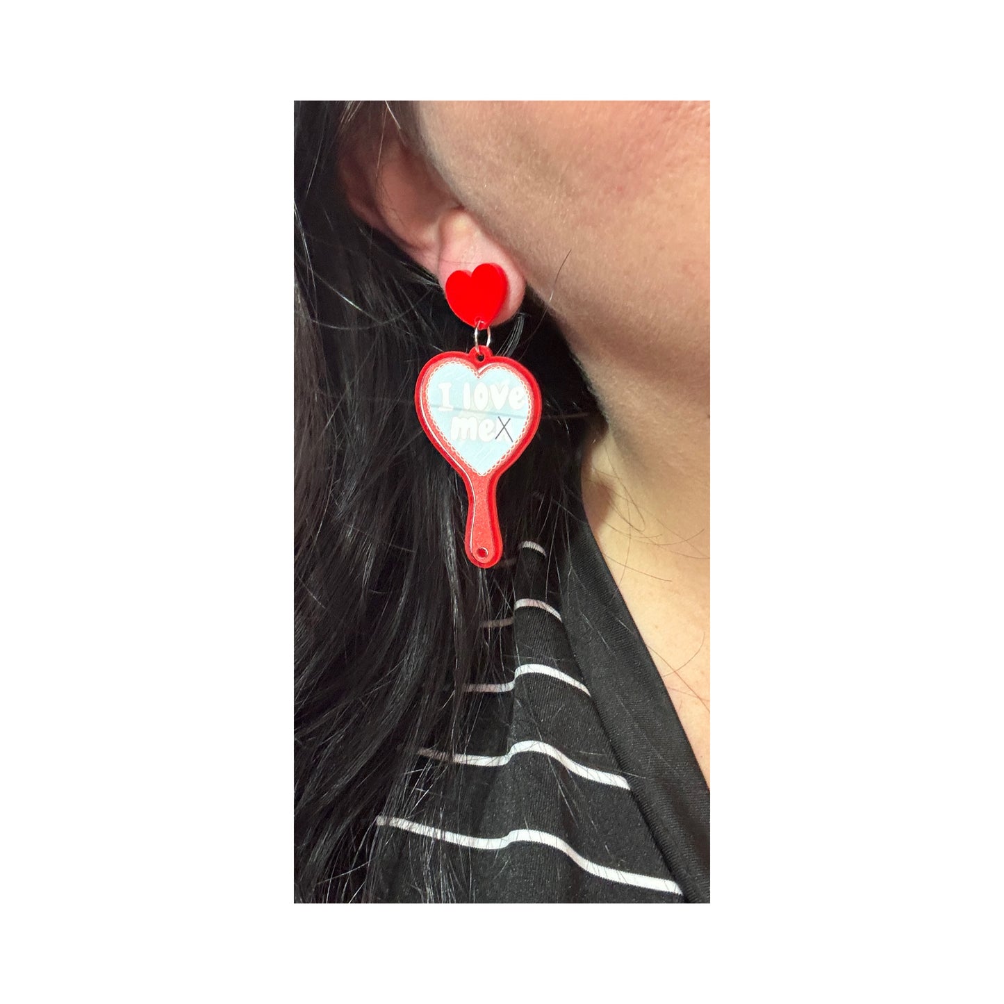 I Love Me Drop Earrings