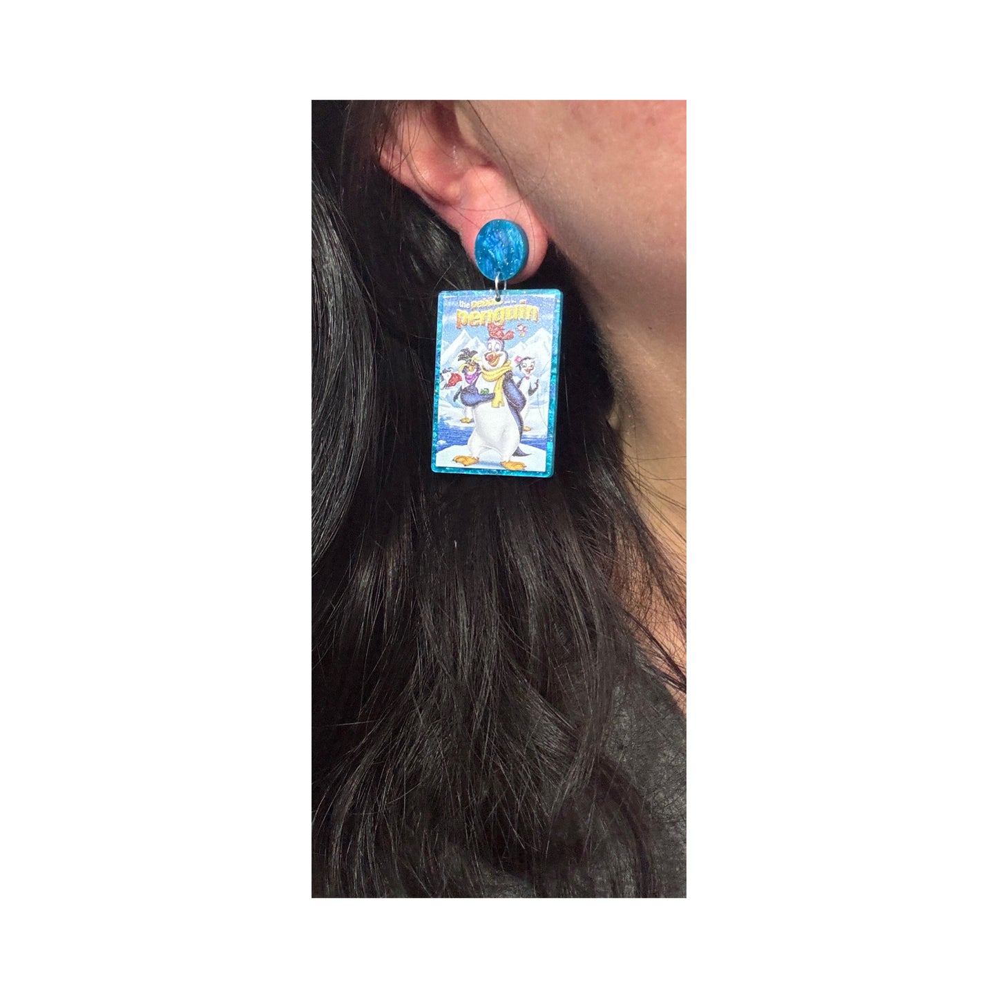 Pebble And The Penguin Drop Earrings