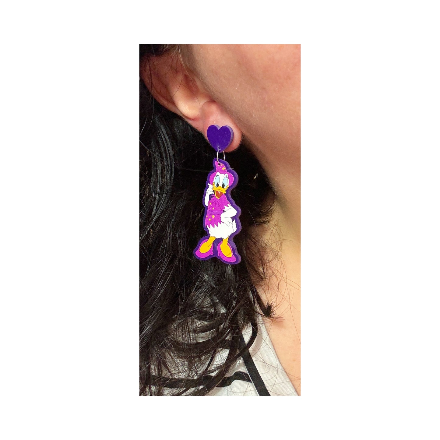 Witchy Duck Drop Earrings