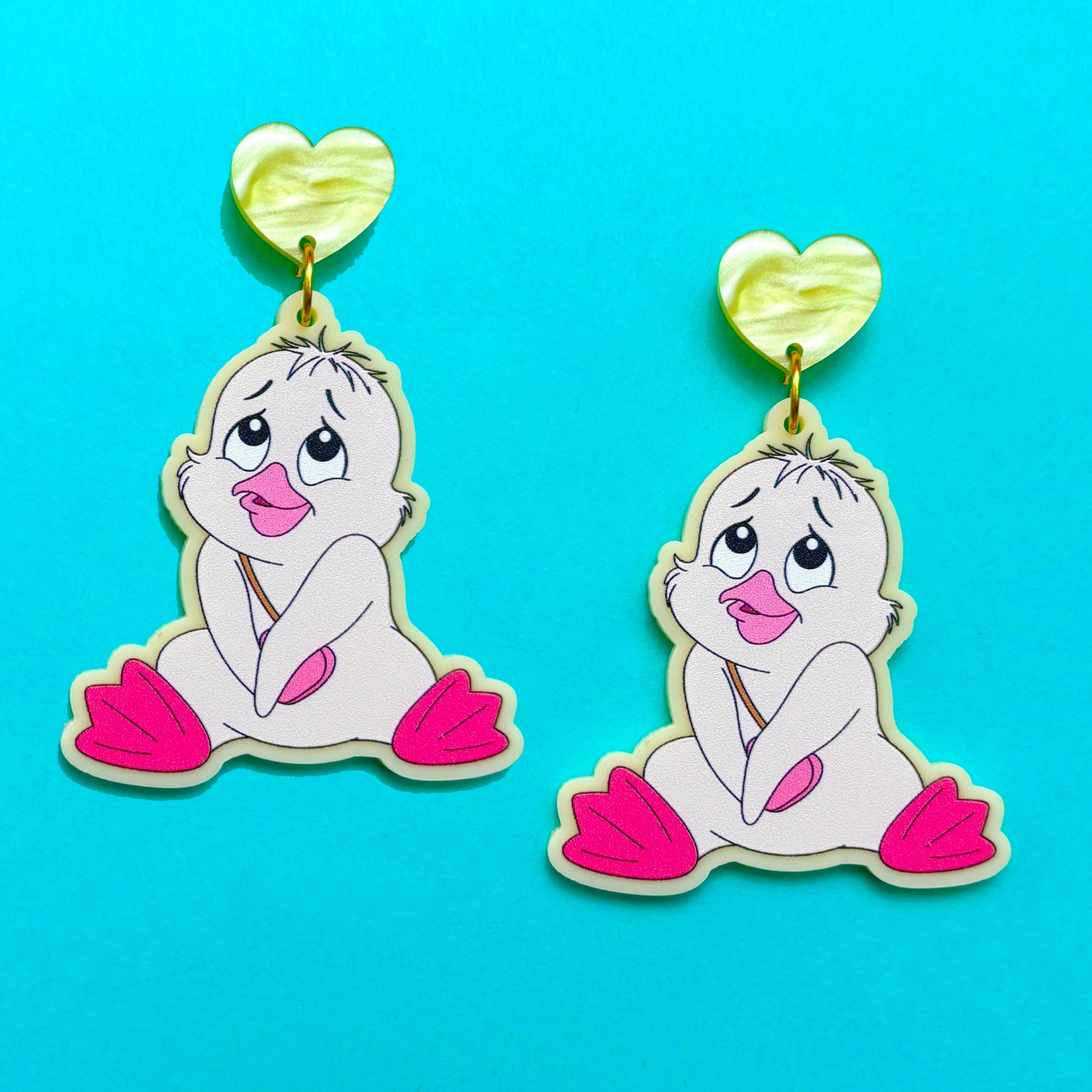Baby Penguin Drop Earrings