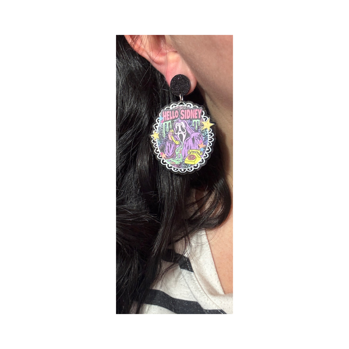 Hello Sydney Scream Drop Earrings