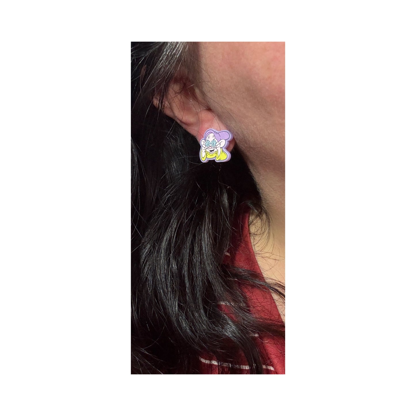 Dopey Dwarf Post Earrings