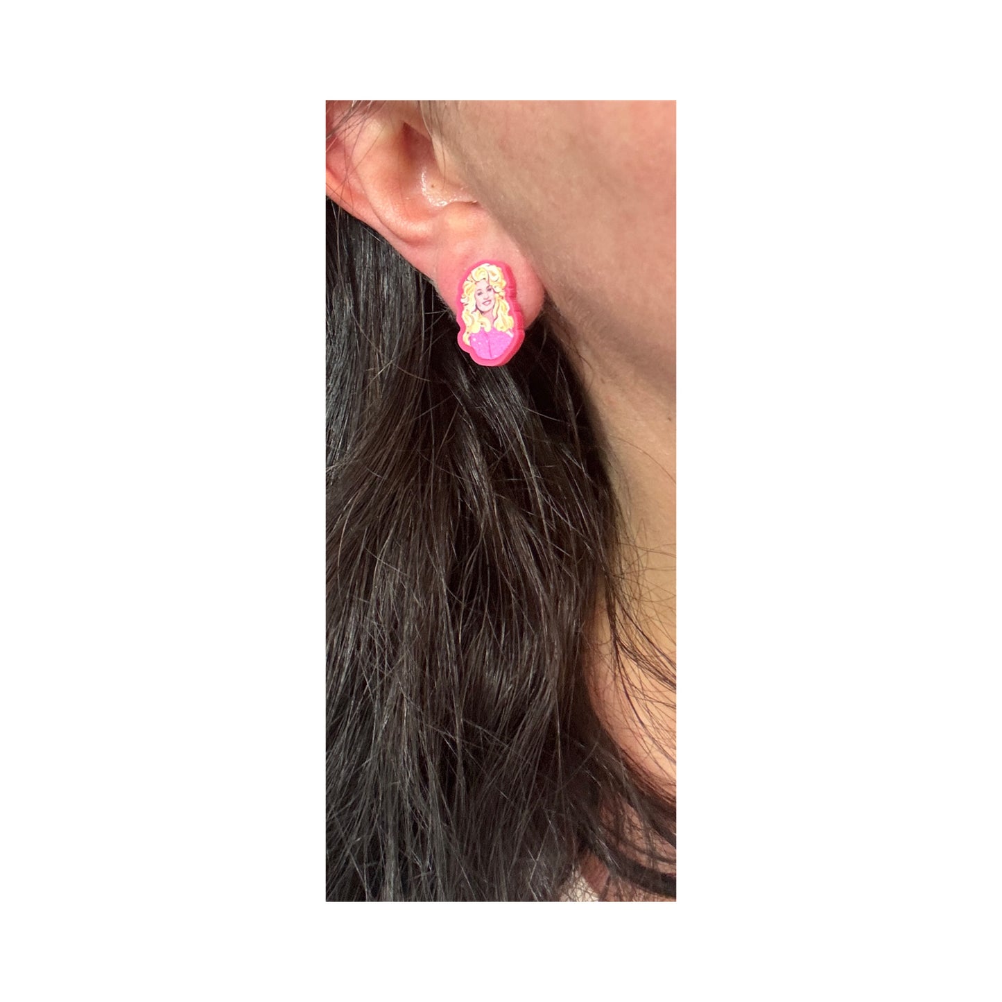 Dolly Pink Post Earrings