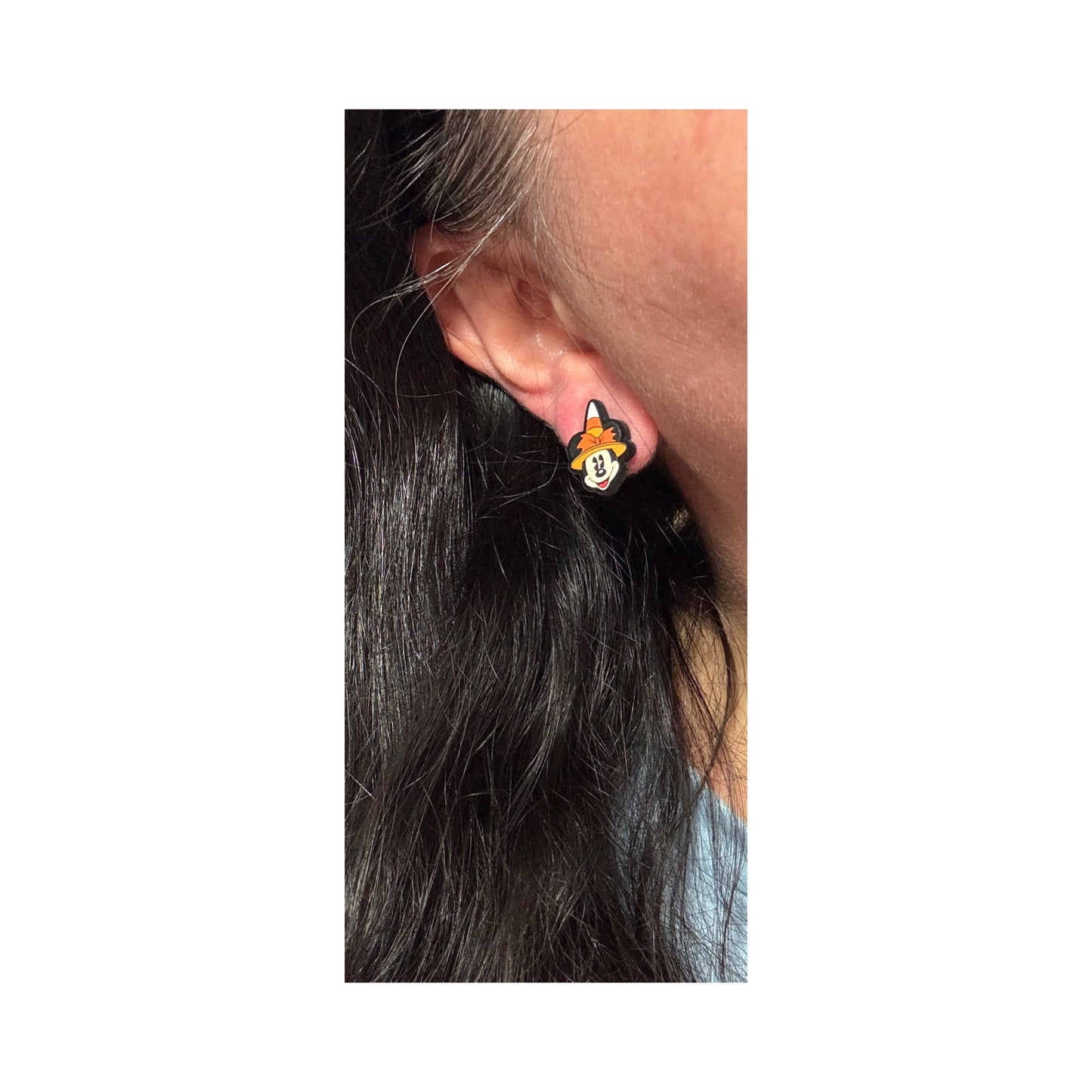 Candy Corn Minnie Post Earrings