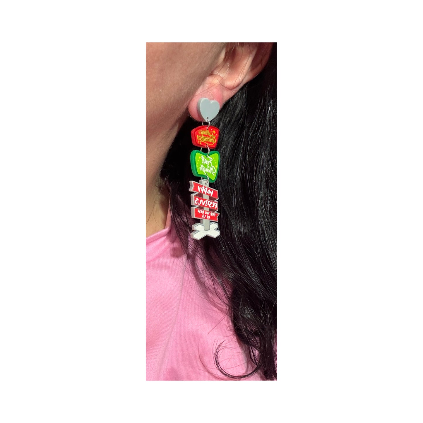 Festivus Tiered Drop Earrings