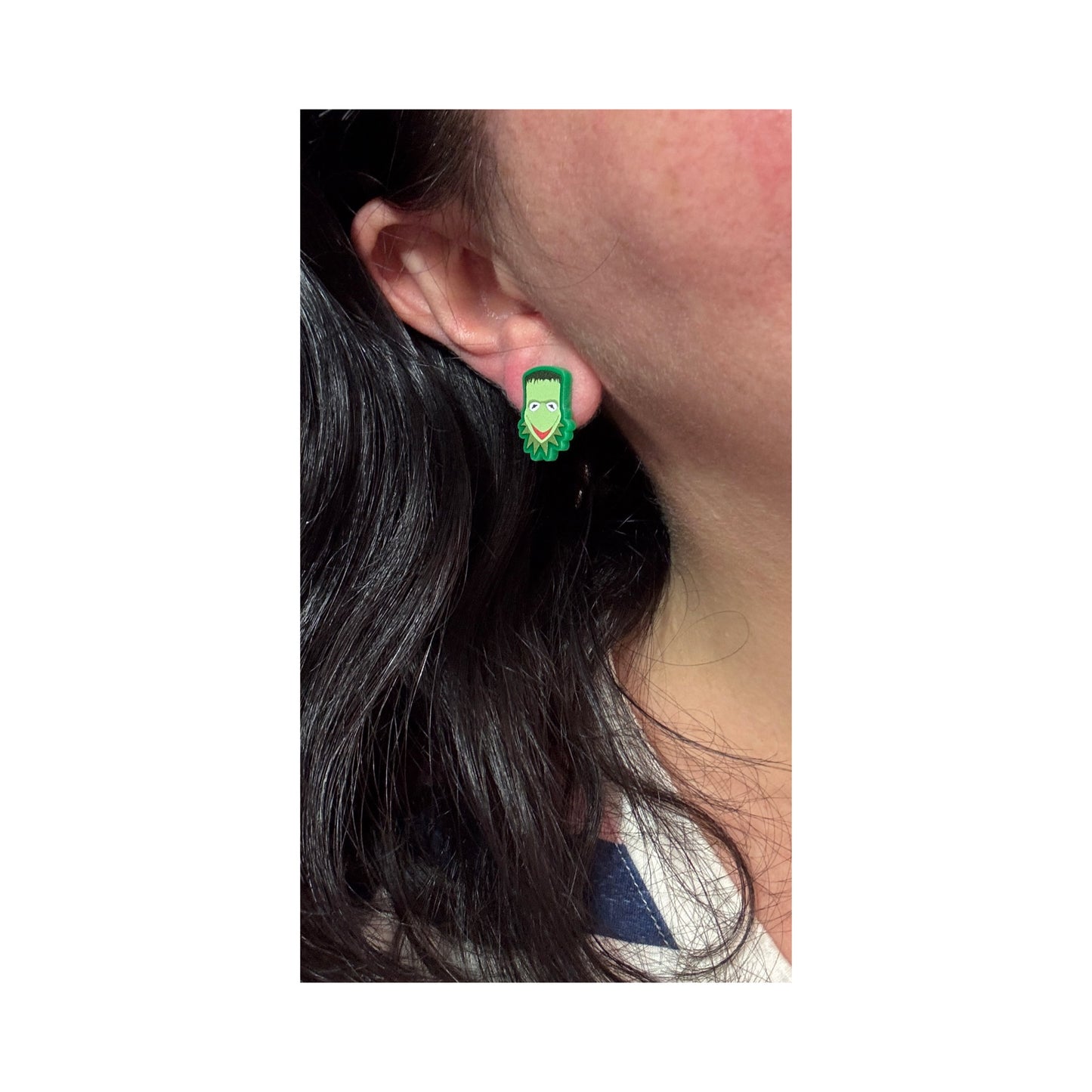 Frogenstein & Bride Post Earrings