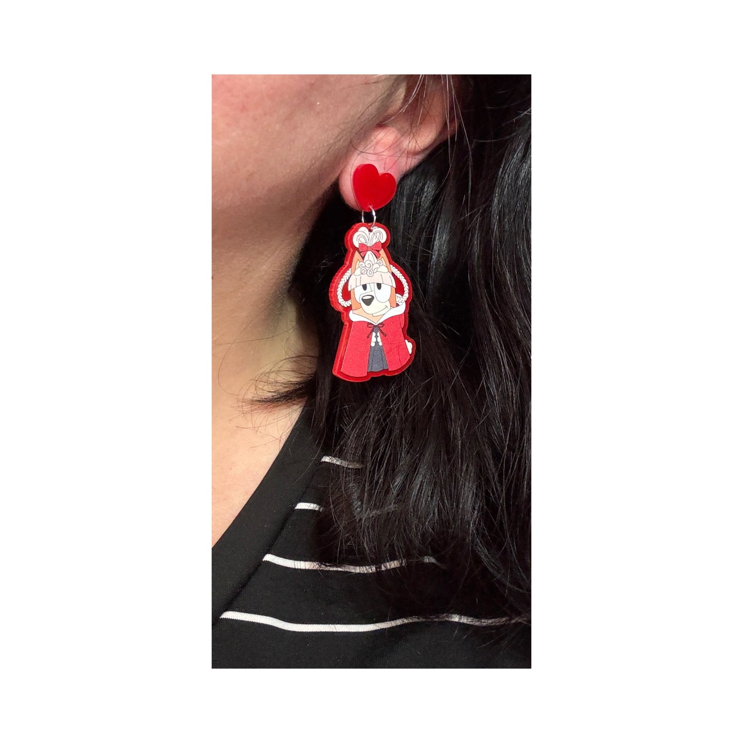 Grinchy Heelers Drop Earrings