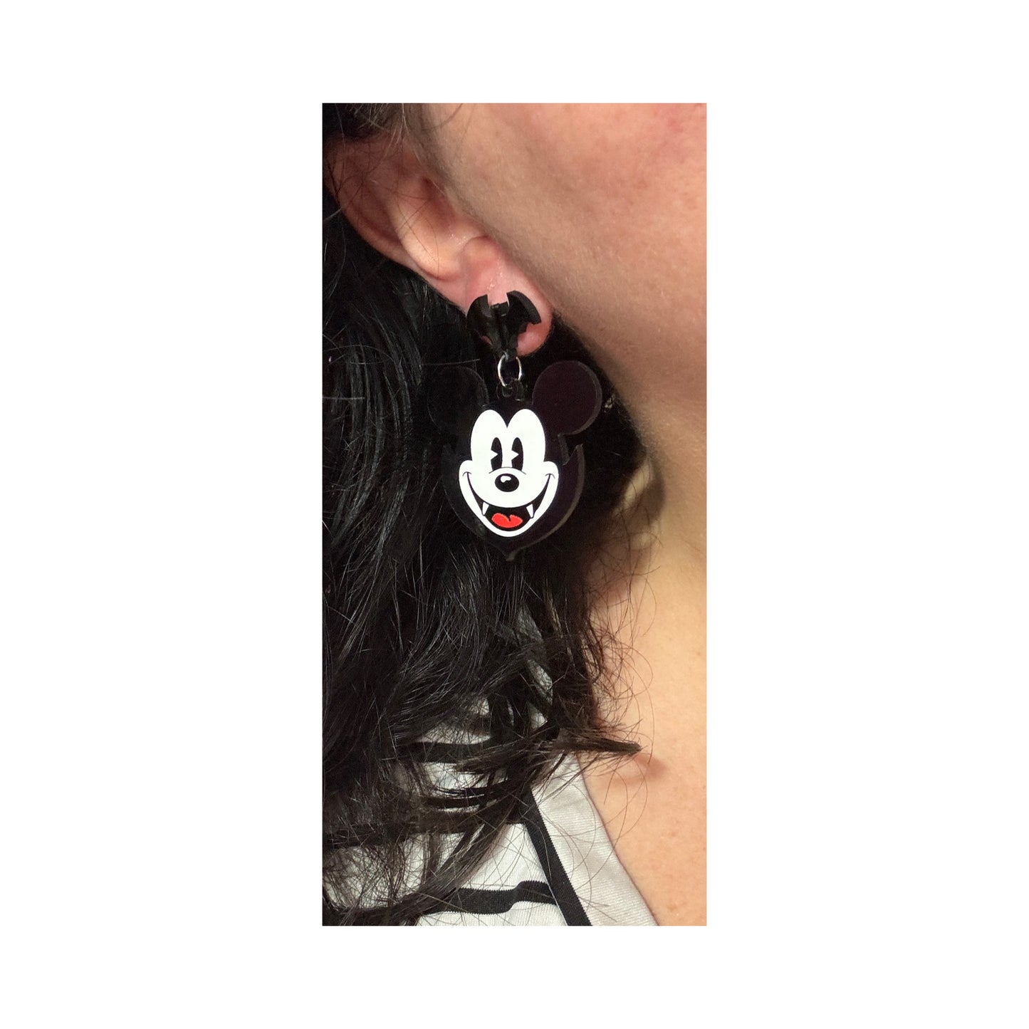 Mouse Vampire Drop Earrings