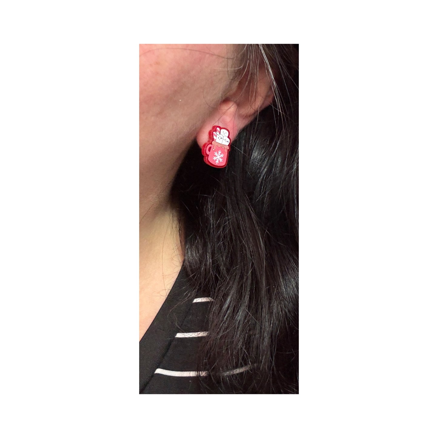 Hot Chocolate Post Earrings