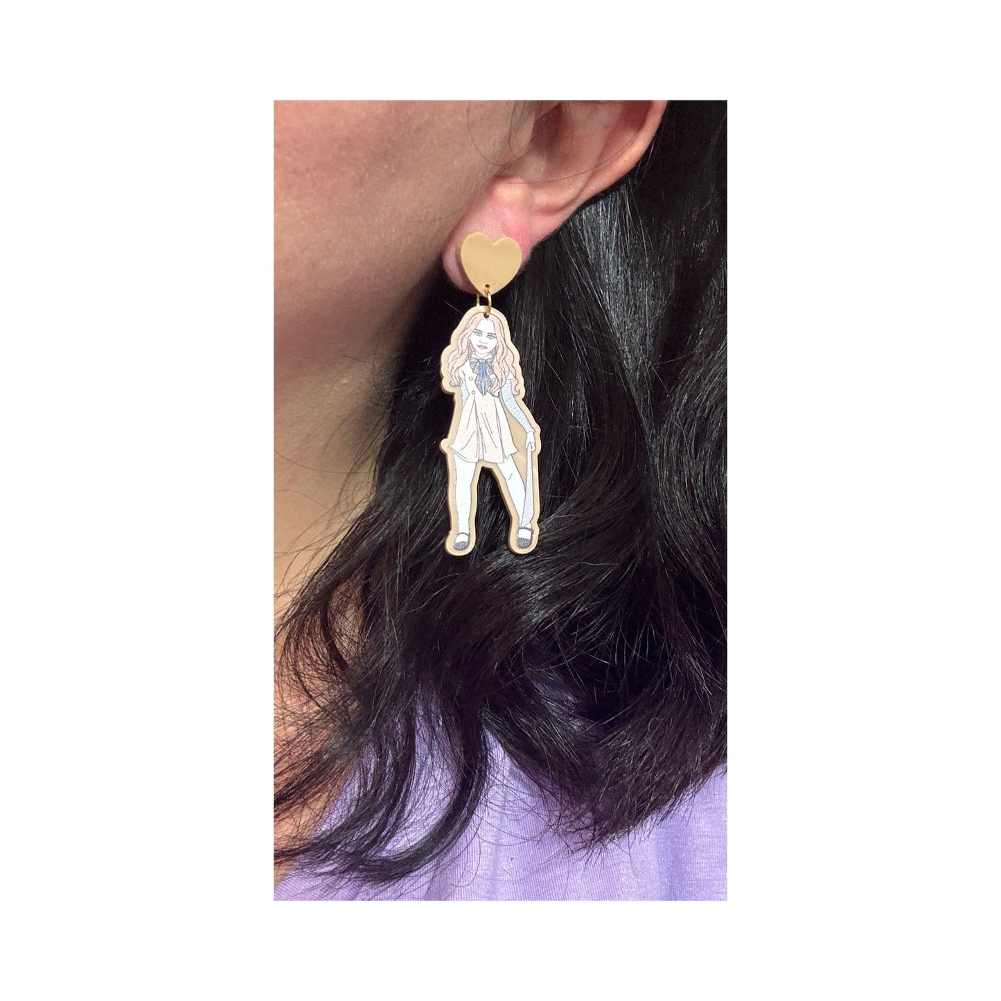 Friend ‘til the End Doll Drop Earrings