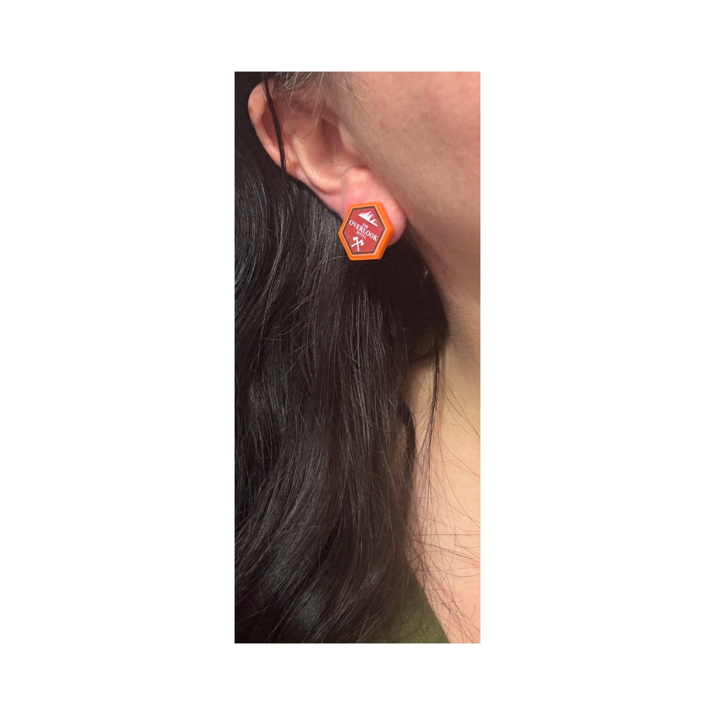 Overlook Hotel Post Earrings