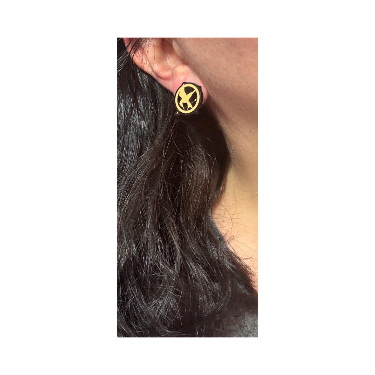 Mockingjay Post Earrings